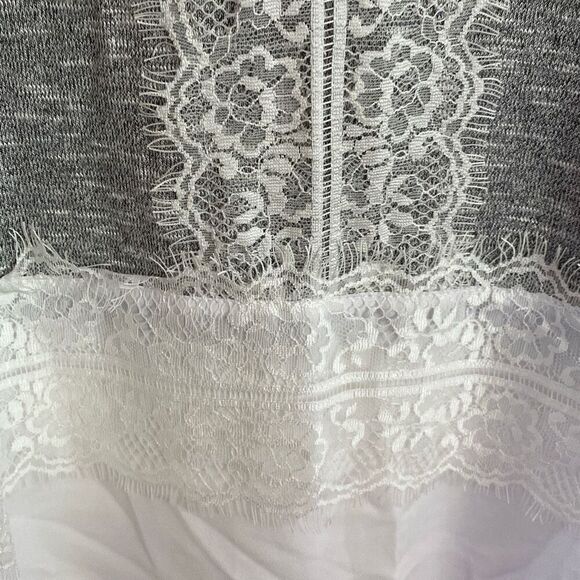 Zac & Rachel lightweight sweater with lace detail size L - Picture 6 of 12